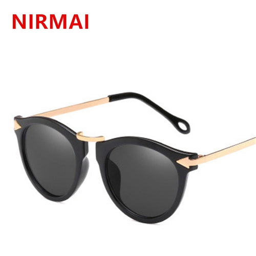 NIRMAI Female metal arrows sunglasses